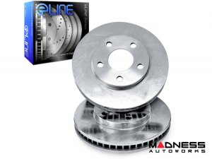 Jaguar XJ Brake Rotors (2) - Front - R1 Concepts - eLINE - OEM - 3.0L